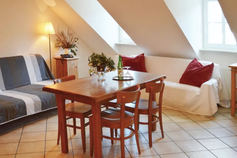 Familientisch in der Ferienwohnung Nr. 4